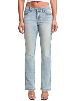 Women’s Premium Heavy Stitch Mid-Rise Bootcut Jeans -Wana Fashion Shop P195686 08VT 1 1