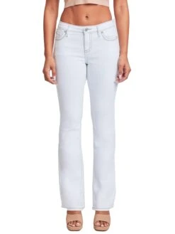 Women’s Premium Heavy Stitch Mid-Rise Bootcut Jeans -Wana Fashion Shop P195686 K37 1 1