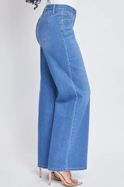 Women's Essential Low Rise Wide Leg Jeans -Wana Fashion Shop P196440 M08 3