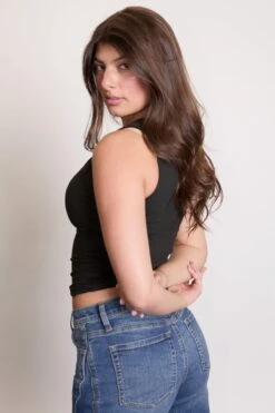 Women's High Rise Wide Leg Cargo Jeans -Wana Fashion Shop P201011 08N ALAYA 2