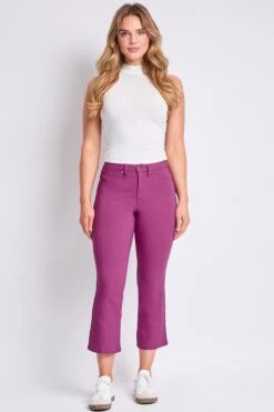 Women's Hyperstretch Cropped Kick Flare Leg Pants -Wana Fashion Shop P206731 JAZBE 4 647dd86b 658d 456e b19a 1a654658f365