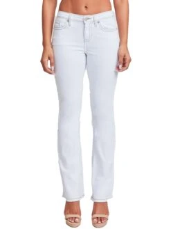 Women's Heavy Stitch Mid Rise Bootcut W/ Embroidery -Wana Fashion Shop P210186 K37 1 1