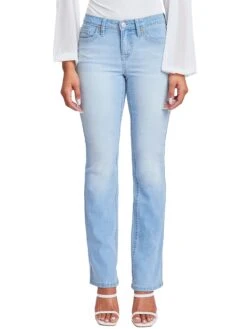 Women's Heavy Stitch Mid Rise Bootcut W/ Embroidery -Wana Fashion Shop P210186 L08 1 1