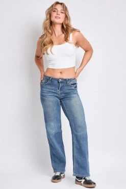Women's Luxe Mid Rise Premium Stretch Wide Leg Jeans 29 Women's Luxe Mid Rise Premium Stretch Wide Leg Jeans -Wana Fashion Shop P218560 09NT 6 812adc6b c860 4773 85e6 c7c65fe890ad