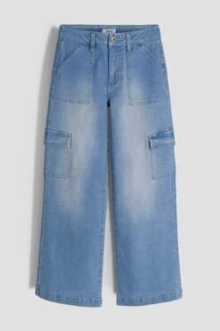 Girls Cargo Wide Leg Jeans -Wana Fashion Shop P267123 36A1 1
