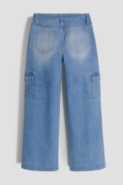 Girls Cargo Wide Leg Jeans -Wana Fashion Shop P267123 36A1 2
