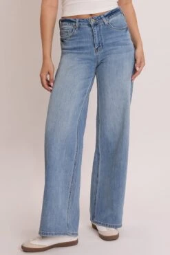 Women's Luxe Bella High Rise Wide Leg Jeans -Wana Fashion Shop P44199 08C1 1 1