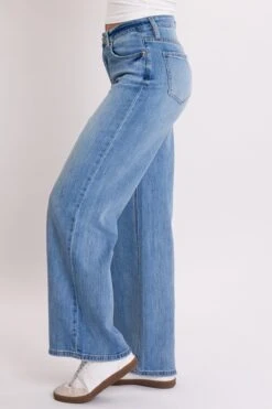 Women's Luxe Bella High Rise Wide Leg Jeans -Wana Fashion Shop P44199 08C1 2 1