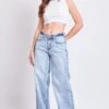 Women's Luxe Bella High Rise Wide Leg Jeans -Wana Fashion Shop P44199 08L1 4