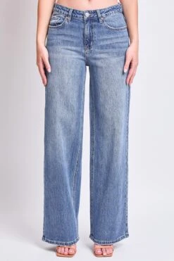 Women's Luxe Bella High Rise Wide Leg Jeans -Wana Fashion Shop P44199 08N 1