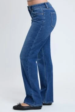 Women's Maddy Mid Rise Straight Leg Jeans -Wana Fashion Shop P44255 09M 2