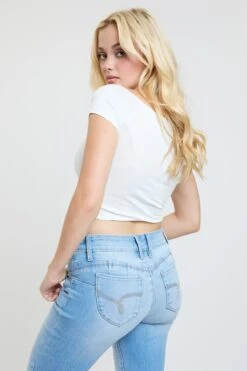 Women's Luxe High Rise WannaBettaButt Flare Jeans 28 Women's Luxe High Rise WannaBettaButt Flare Jeans -Wana Fashion Shop P46251 L1766 8