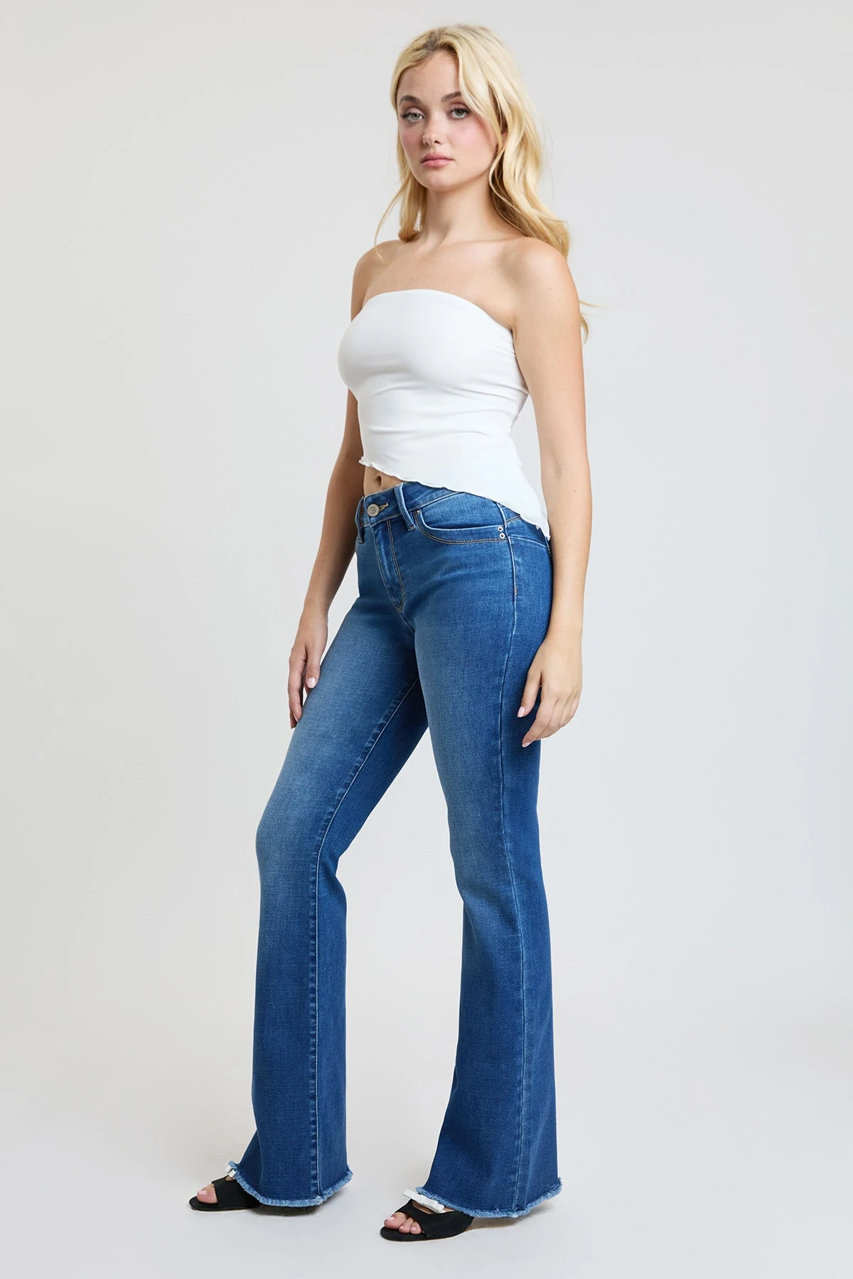 Women's Luxe High Rise WannaBettaButt Flare Jeans 12 Women's Luxe High Rise WannaBettaButt Flare Jeans - Image 10