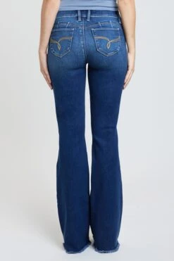 Women's Luxe High Rise WannaBettaButt Flare Jeans 39 Women's Luxe High Rise WannaBettaButt Flare Jeans -Wana Fashion Shop P46251 N1766 6