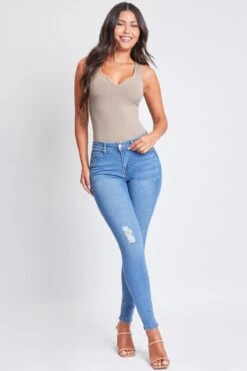 Women's Essential Sustainable Distressed Skinny Jeans 33 Women's Essential Sustainable Distressed Skinny Jeans -Wana Fashion Shop P60653 C1862 6 2713795e abdc 4f56 b549 0e71a1a4c9c1