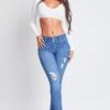 Women's Sustainable Essential Distressed Skinny Jean