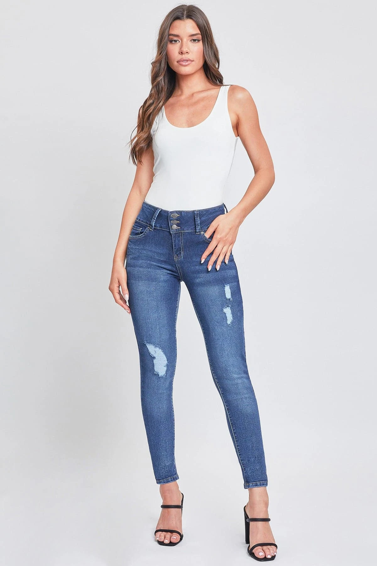 Women's Sustainable Essential Distressed Skinny Jean 22 Women's Sustainable Essential Distressed Skinny Jean - Image 20