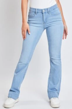 Women's Sustainable Bootcut Jeans -Wana Fashion Shop P60853 L08 2