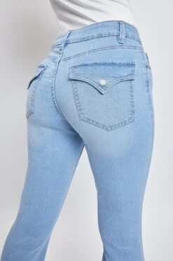 Women's Sustainable Bootcut Jeans -Wana Fashion Shop P60853 L08 4