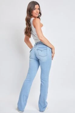 Women's Sustainable Bootcut Jeans -Wana Fashion Shop P60853 L08 5