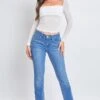 Women's Sustainable Bootcut Jeans -Wana Fashion Shop P60853 M08 1