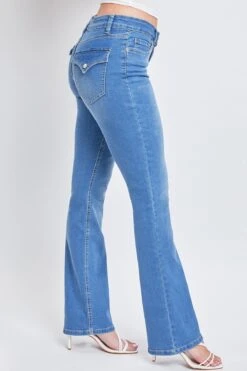 Women's Sustainable Bootcut Jeans -Wana Fashion Shop P60853 M08 2