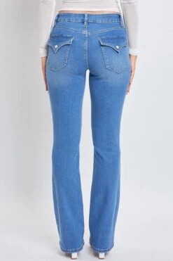 Women's Sustainable Bootcut Jeans -Wana Fashion Shop P60853 M08 4