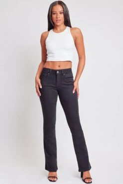 Women's Sustainable Bootcut Jeans -Wana Fashion Shop P60853 W37 1