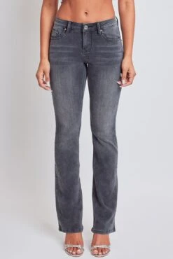 Women's Bootcut Jeans With Flap Pockets -Wana Fashion Shop P60875 08W 1 e62a5e10 069a 4146 ad6a 4b8923f4c98f