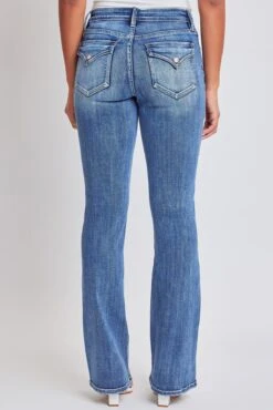 Women's Bootcut Jeans With Flap Pockets -Wana Fashion Shop P60875 2661N 4 c00af591 7213 4f10 96e8 83163a5a24b8
