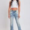 Women's Bootcut Jeans With Flap Pockets