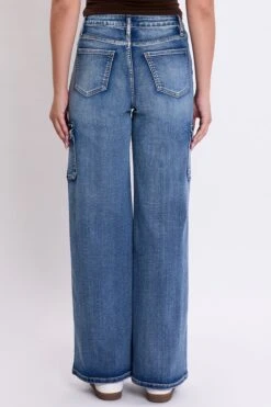 Women's Skater Cargo Wide Leg Jeans Denim -Wana Fashion Shop P65350 08N1 3 1 e207a649 8606 43e9 8a7f fce8728e943d