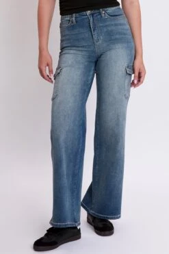 Women's Skater Cargo Wide Leg Jeans Denim -Wana Fashion Shop P65350 08T 1 1 7151878c 9f81 4521 bda8 bd6dd60adb56