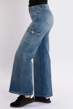 Women's Skater Cargo Wide Leg Jeans Denim -Wana Fashion Shop P65350 08T 2 1 88680b56 f113 46c3 a448 204bac3f366f