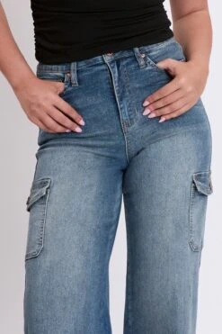 Women's Skater Cargo Wide Leg Jeans Denim -Wana Fashion Shop P65350 08T 5 1 7d4d72e9 bb53 447d b911 441b6004087c