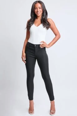 Women's Hyperstretch Skinny Pants 26 Women's Hyperstretch Skinny Pants -Wana Fashion Shop P748931 BLACK 5