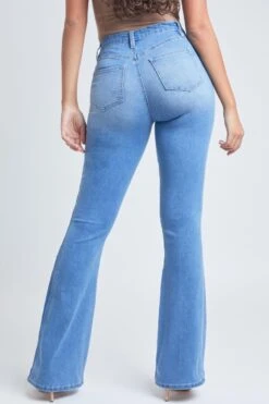 Women'sFlare Jeans With Shadow Side Panel -Wana Fashion Shop P79856 181 4