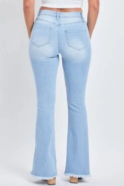 Women's Essential Fray Hem Flare - Regular -Wana Fashion Shop P912940R L933 3