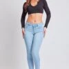 Women's Sustainable WannaBettaButt Non-Distressed Skinny Jeans -Wana Fashion Shop P954051N L08 4 1