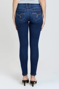 Women's Luxe Mid Rise WannaBettaButt Skinny Jeans -Wana Fashion Shop P954051N S08 6