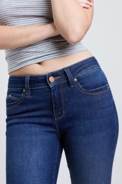 Women's Luxe Mid Rise WannaBettaButt Skinny Jeans -Wana Fashion Shop P954051N S08 8