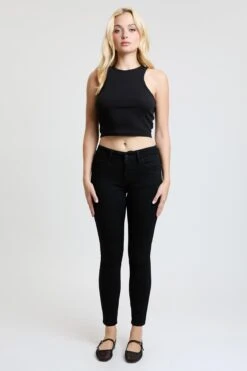 Women's Luxe Mid Rise WannaBettaButt Skinny Jeans -Wana Fashion Shop P954051N W37 1