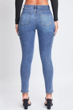 Women's High Rise Skinny Cargo Jeans -Wana Fashion Shop P972803 08S 5