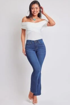 Women's Essential HyperDenim Flare Jeans With Regular Inseam -Wana Fashion Shop P993087R S02 5