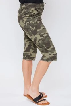 Women's Petite Elastic Waist Capri -Wana Fashion Shop PC110321 MGCAM 3