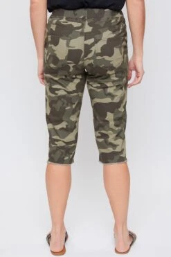 Women's Petite Elastic Waist Capri -Wana Fashion Shop PC110321 MGCAM 4