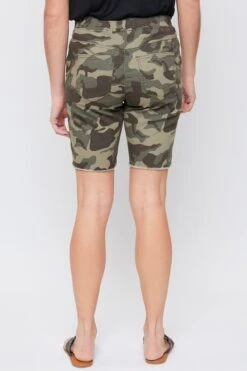 Women's Petite Elastic Bermuda With Fray Hem 37 Women's Petite Elastic Bermuda With Fray Hem -Wana Fashion Shop PM108921 MGCAM 4