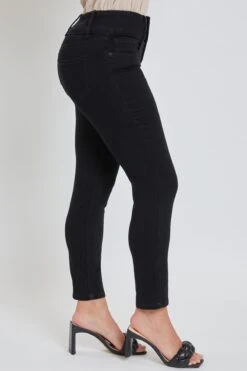 Women's Petite 3 Button High Rise Skinny Jean -Wana Fashion Shop PP60741 721 3 bb8ceb77 3f83 4844 92d3 f5bb2fcaf291