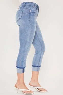 Women's Petite WannaBettaButt Mega Cuff Ankle -Wana Fashion Shop PP661751N 203M1 1