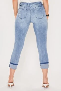 Women's Petite WannaBettaButt Mega Cuff Ankle -Wana Fashion Shop PP661751N 203M1 3